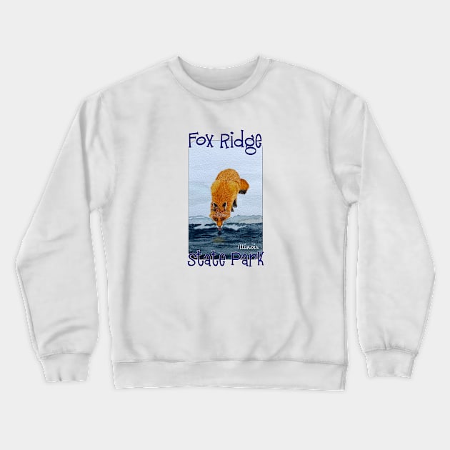 Fox Ridge State Park, Illinois Crewneck Sweatshirt by MMcBuck